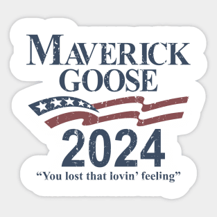 Maverick and Goose 2024 Election Top Gun Sticker